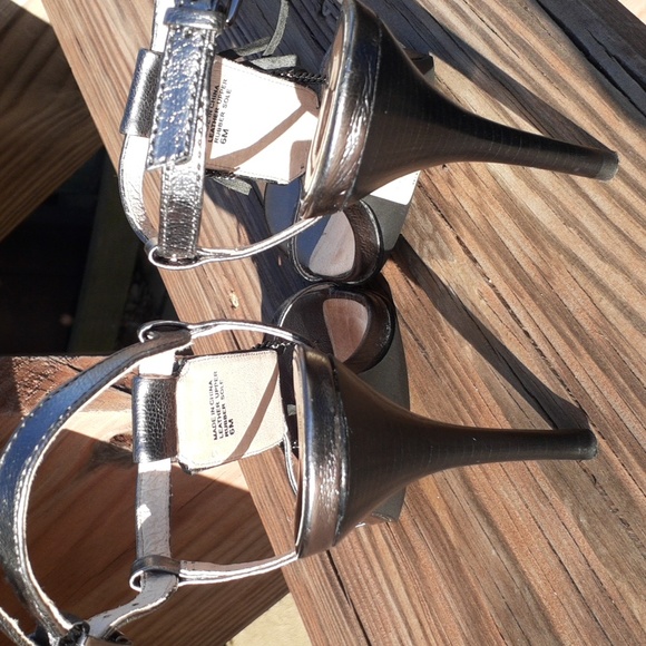 Michael Kors Silver Fringe Sandal - Picture 7 of 8